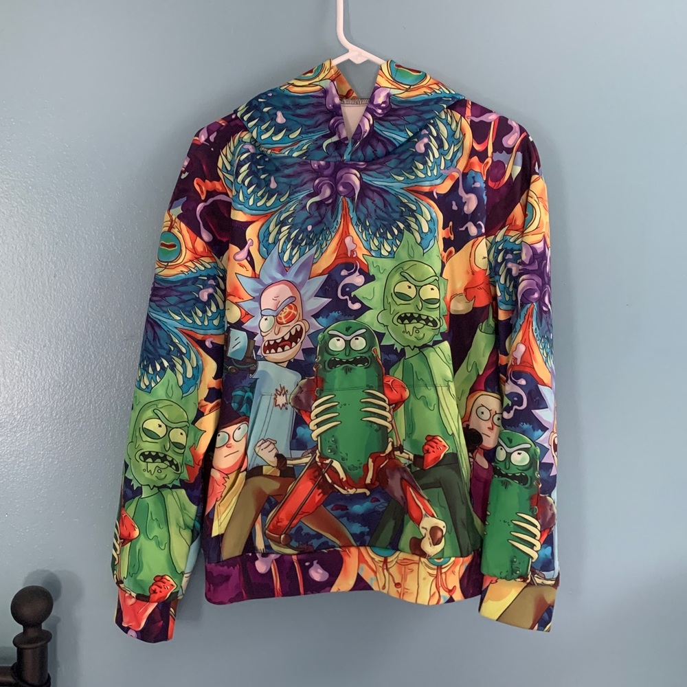 Rick and Morty Pullover Hoodie